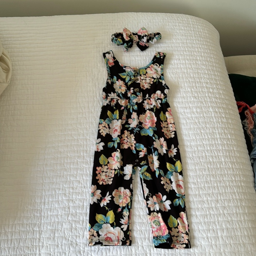 Rare editions size 18 month girls romper
